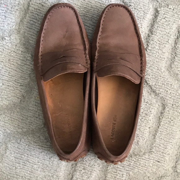 lacoste driving loafers